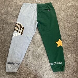 The Boys Warren James Bottoms ALL STAR DROPOUT COLORBLOCK SWEATPANTS Medium